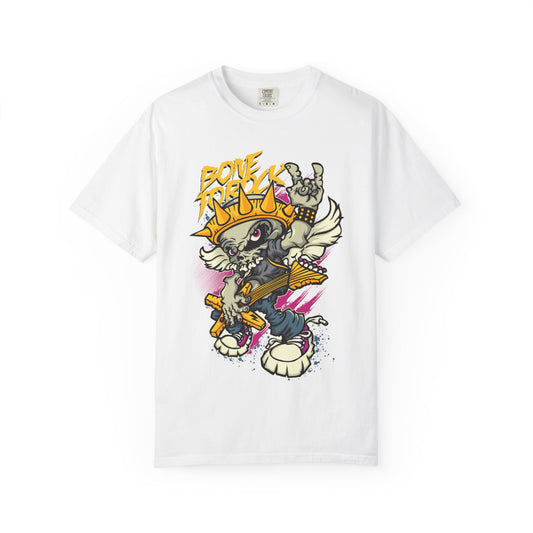 Men's Street Style Graphic T-Shirt "Bone Threat" - Tee for Music Lovers
