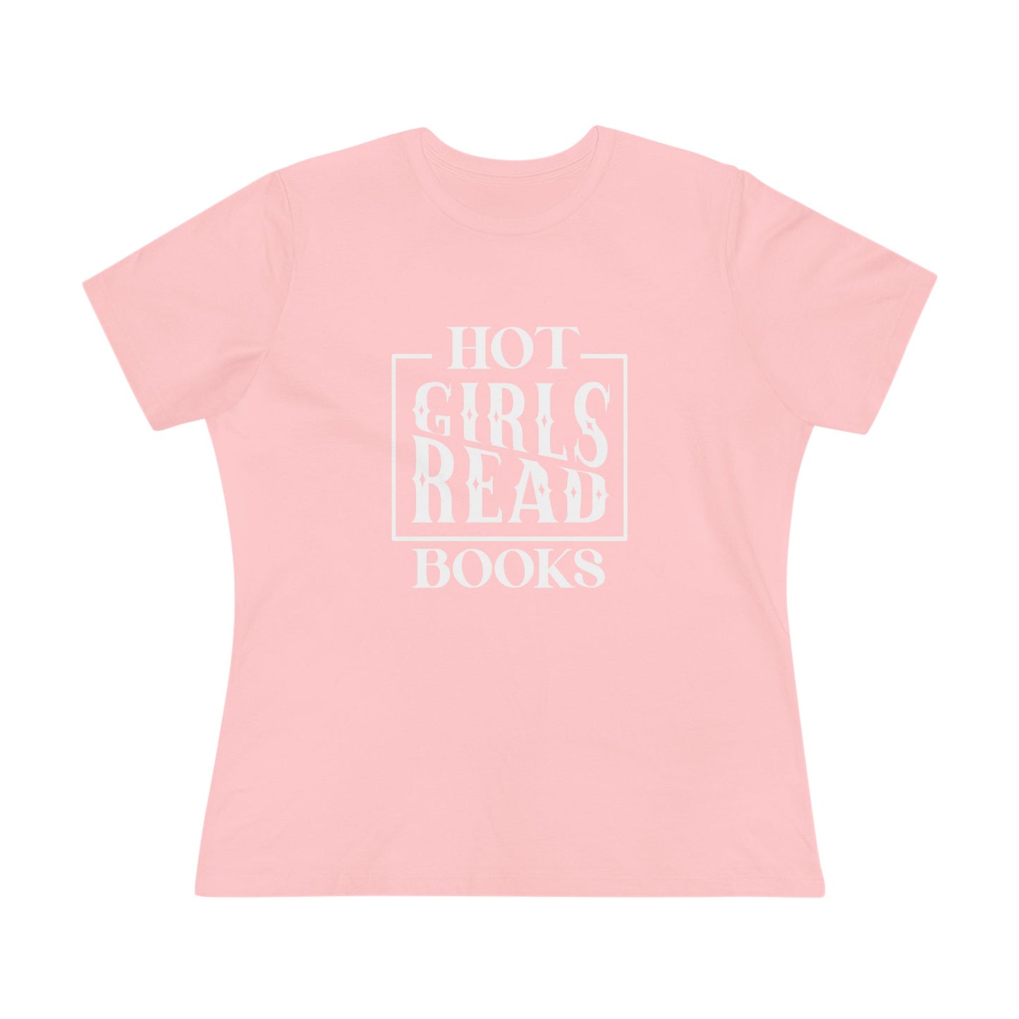 Hot Girls Read Books Women's Cotton Tee - Stylish T-shirt for Book Lovers