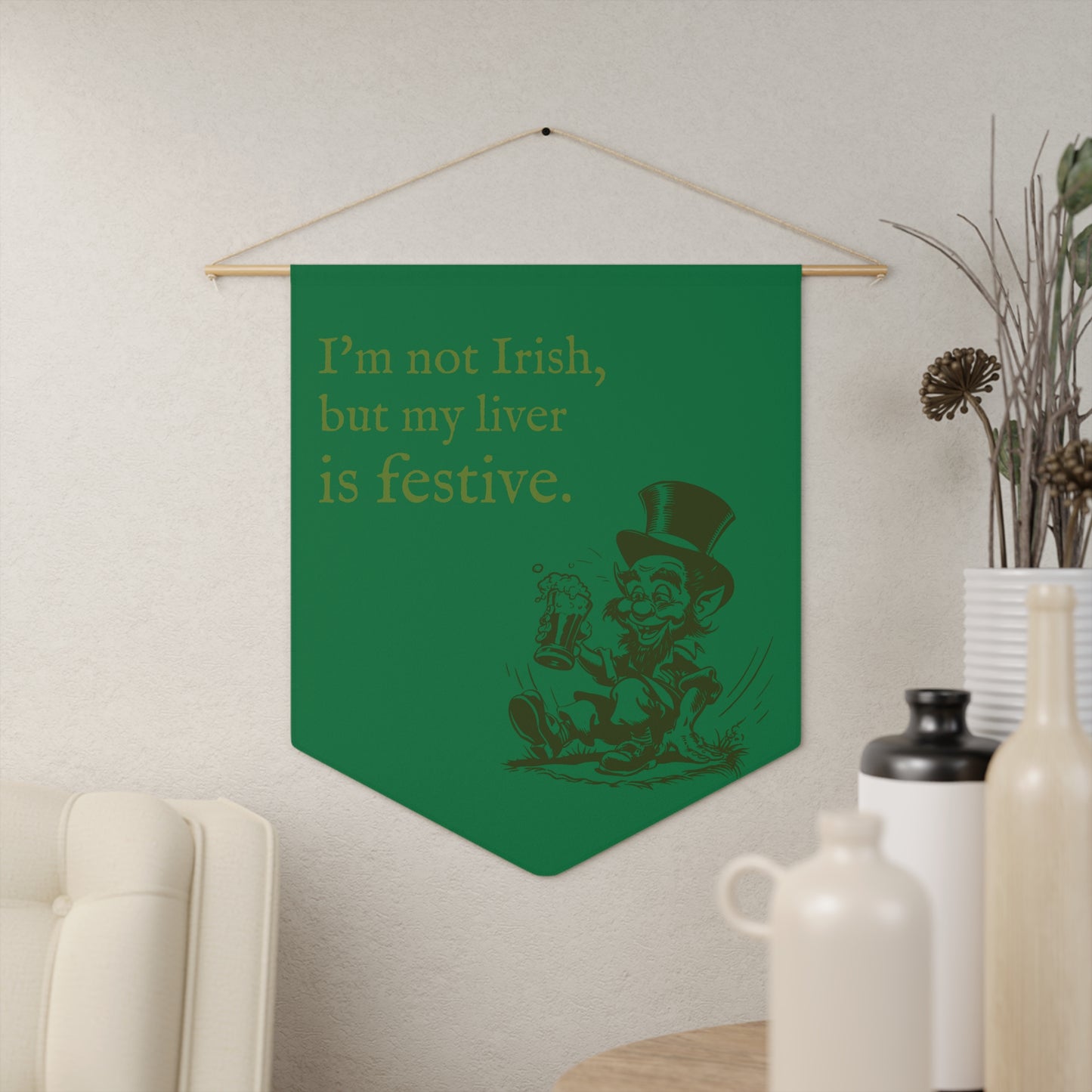 Festive Irish St. Patrick's Day Pennant Home Decor