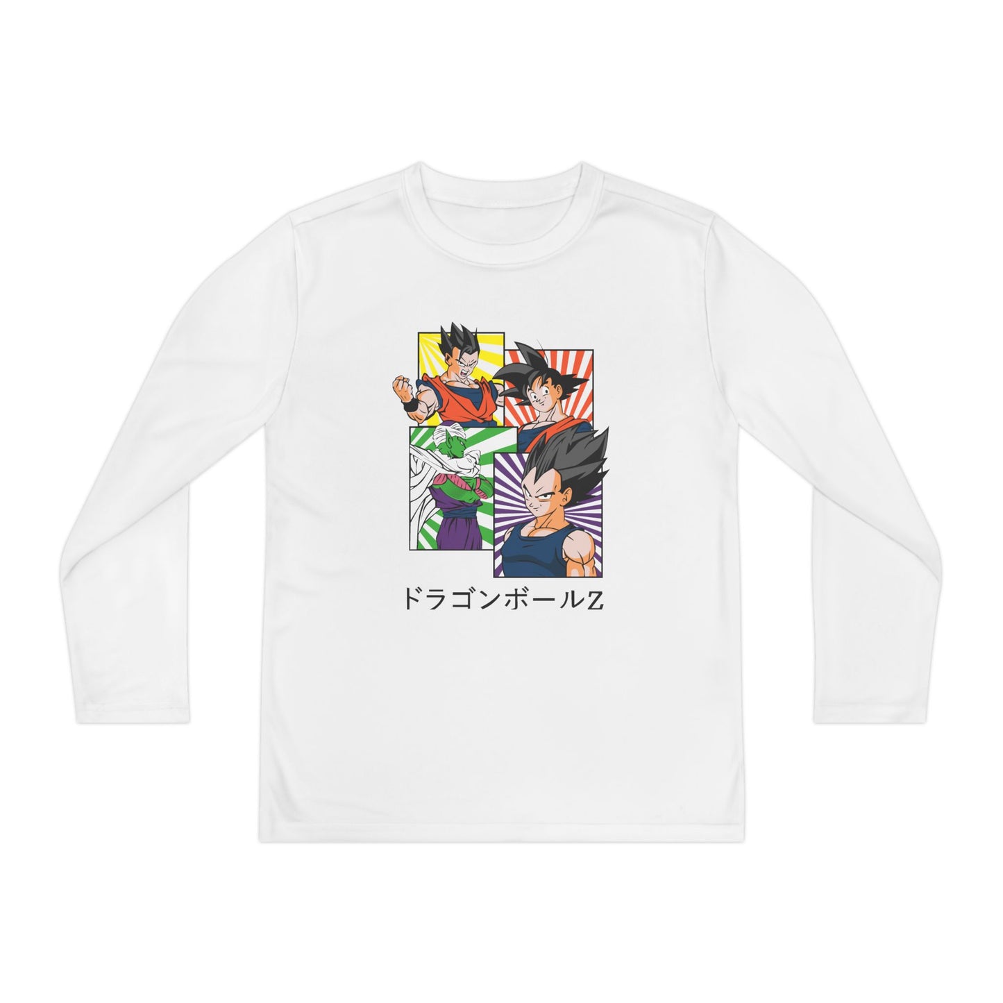 Youth Long Sleeve Anime Tee – Dragon Ball Z Shirt for Kids