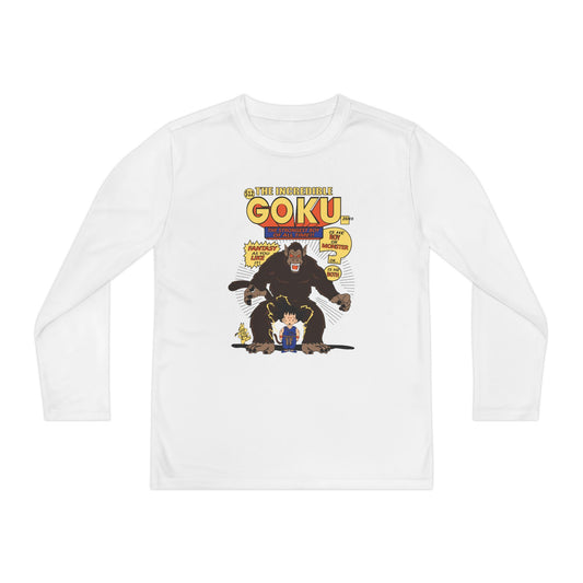 Anime Youth Long Sleeve Goku Competitor Tee – Fun Anime Shirt for Kids