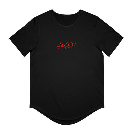 Men's  Curved Hem Tee - 'Still Ghetto' by Kei-Di