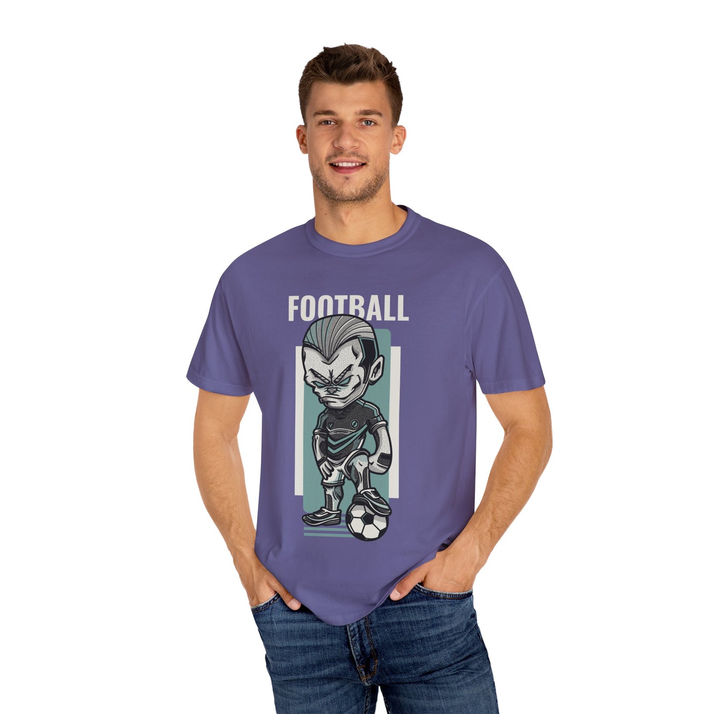 Unisex T-Shirt  Football Cartoon erfect Gift for Soccer Fans