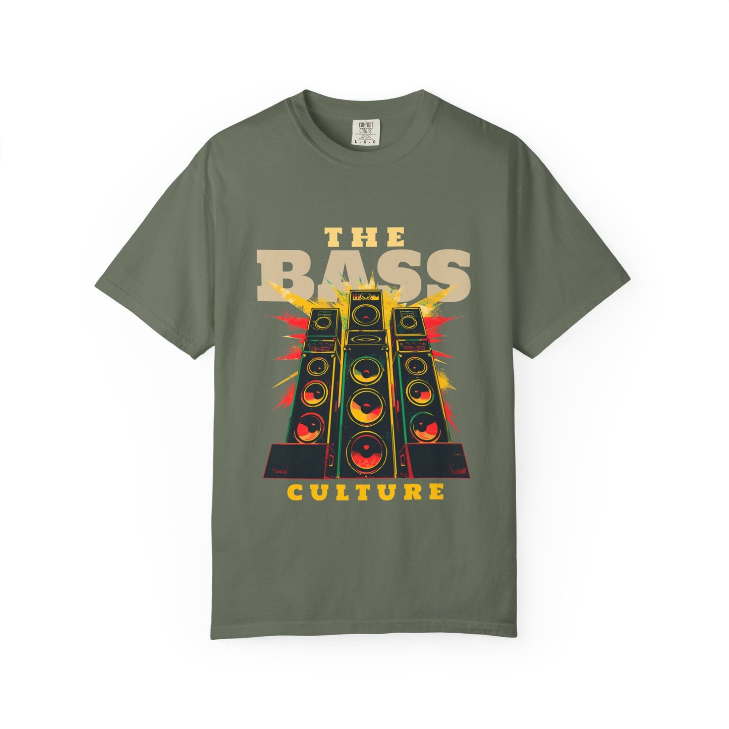 Men's Music Lovers Vintage Bass Culture T-Shirt