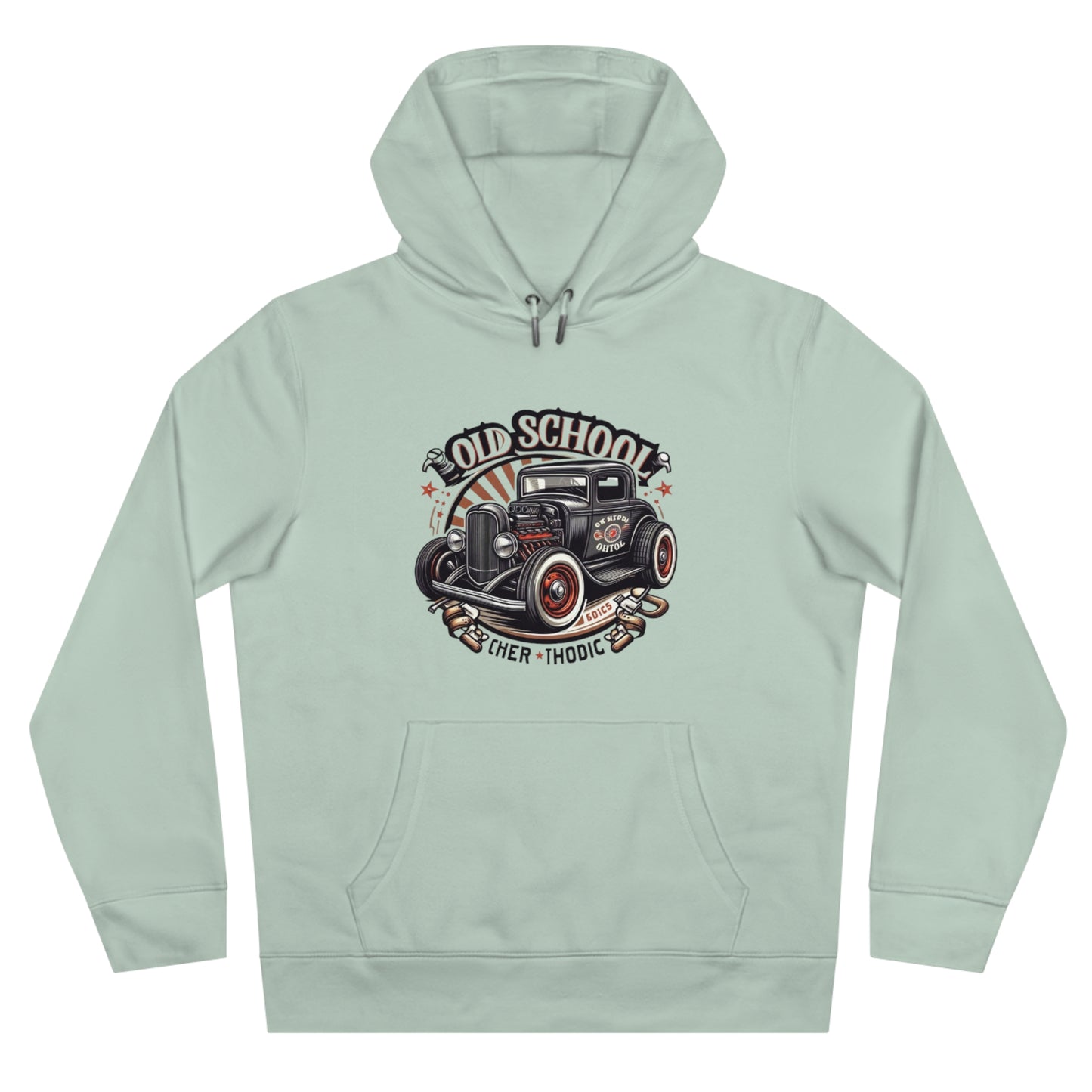 Old School King Hoodie – Vintage Style for Classic Car Enthusiasts