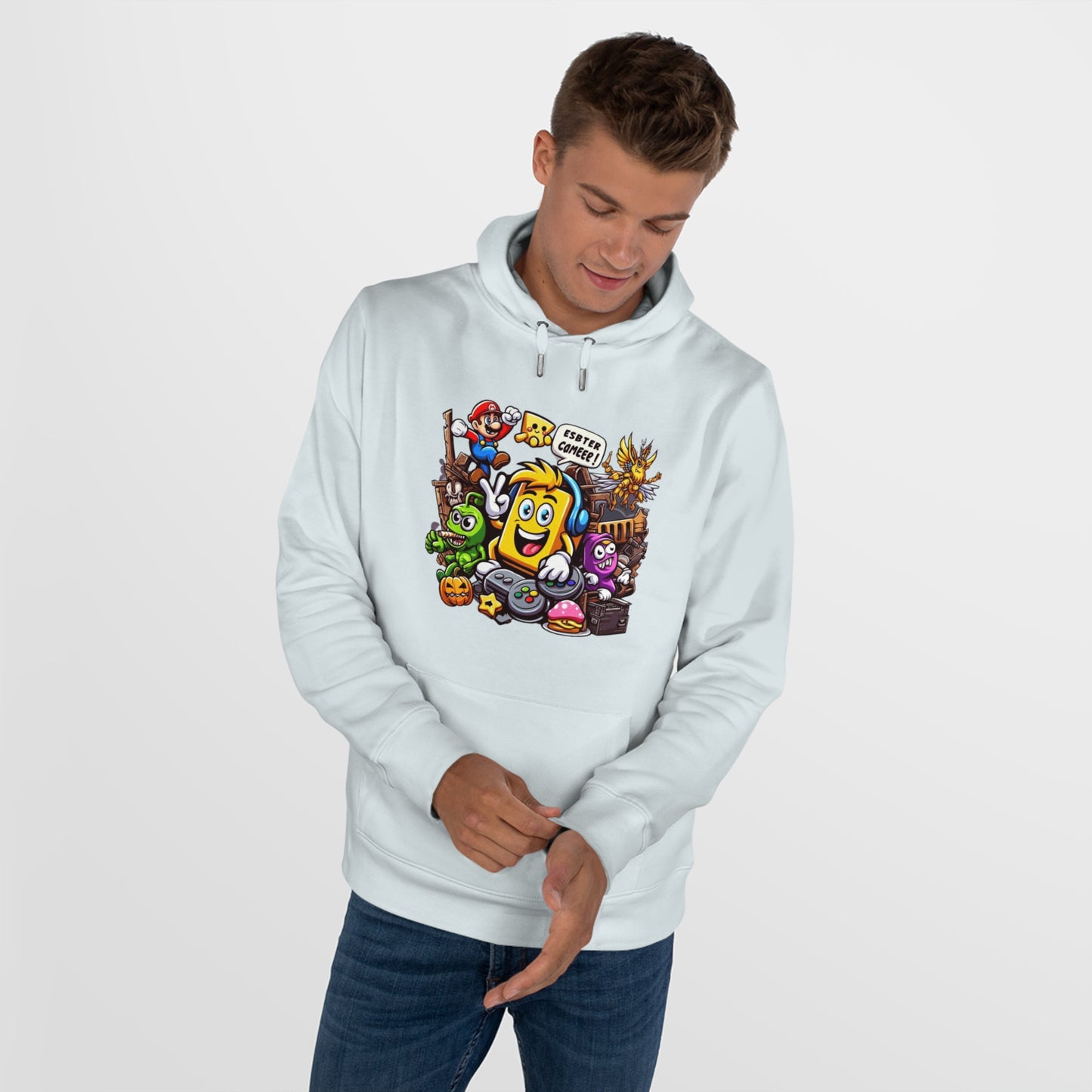 Funny Gamer King Hoodie – Perfect for Gaming Enthusiasts