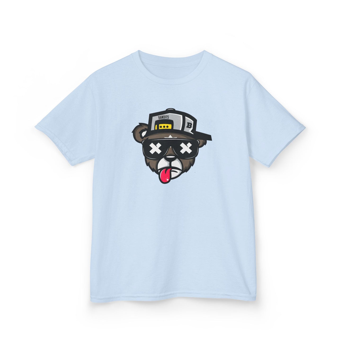Cool Graphic Kids Tee with Funky Bear Design