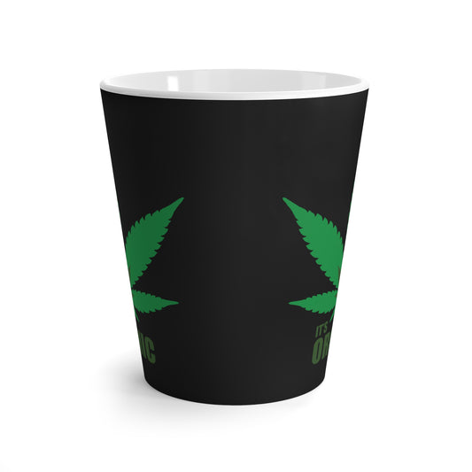 Organic Cannabis Latte Mug - Eco-Friendly Coffee Cup for Plant Lovers