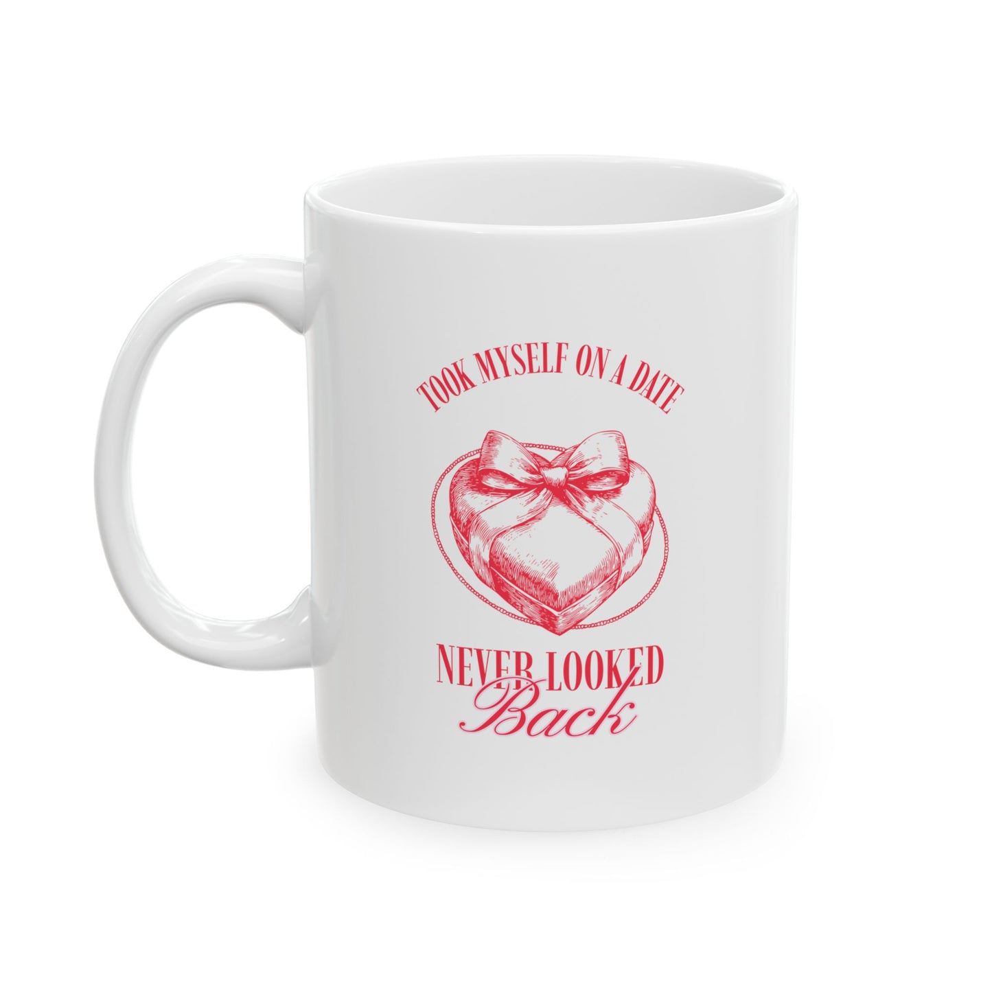 Motivational Ceramic Mug - 11oz, Gift for Daily Inspiration, Valentine's Day