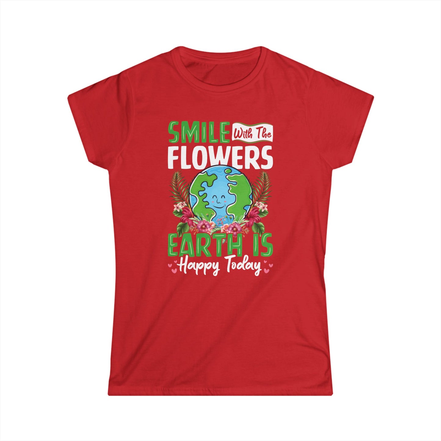 Women's T-Shirt Smile with the flowers