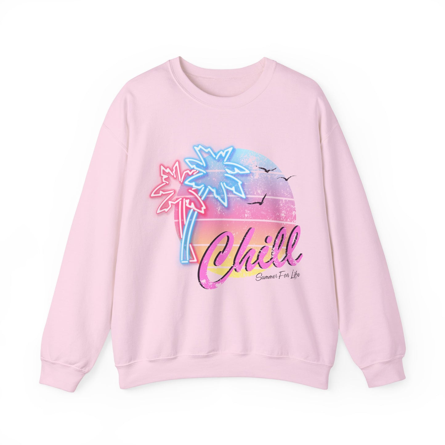 Chill Summer Vibes Unisex Crewneck Sweatshirt