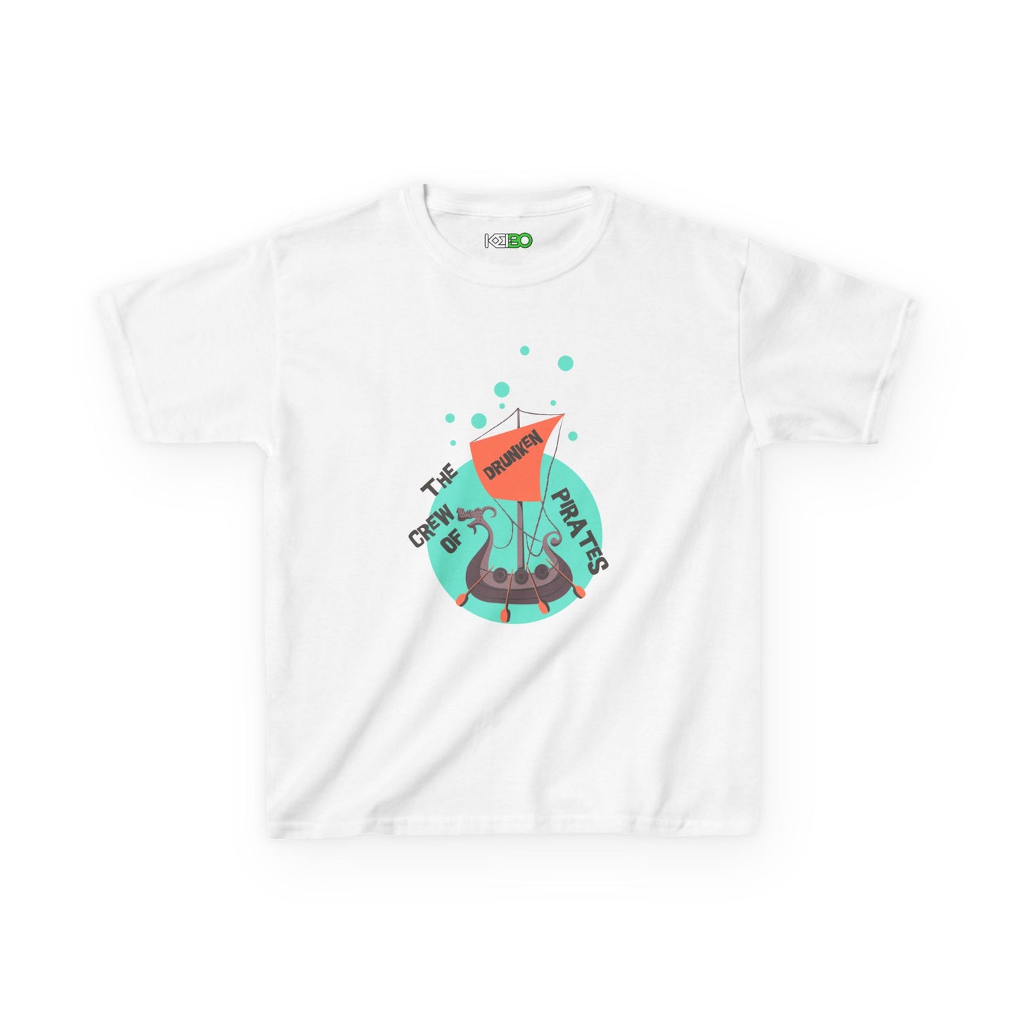 Kids T-shirt for Boys Pirate Adventure - Perfect for Young Explorers!