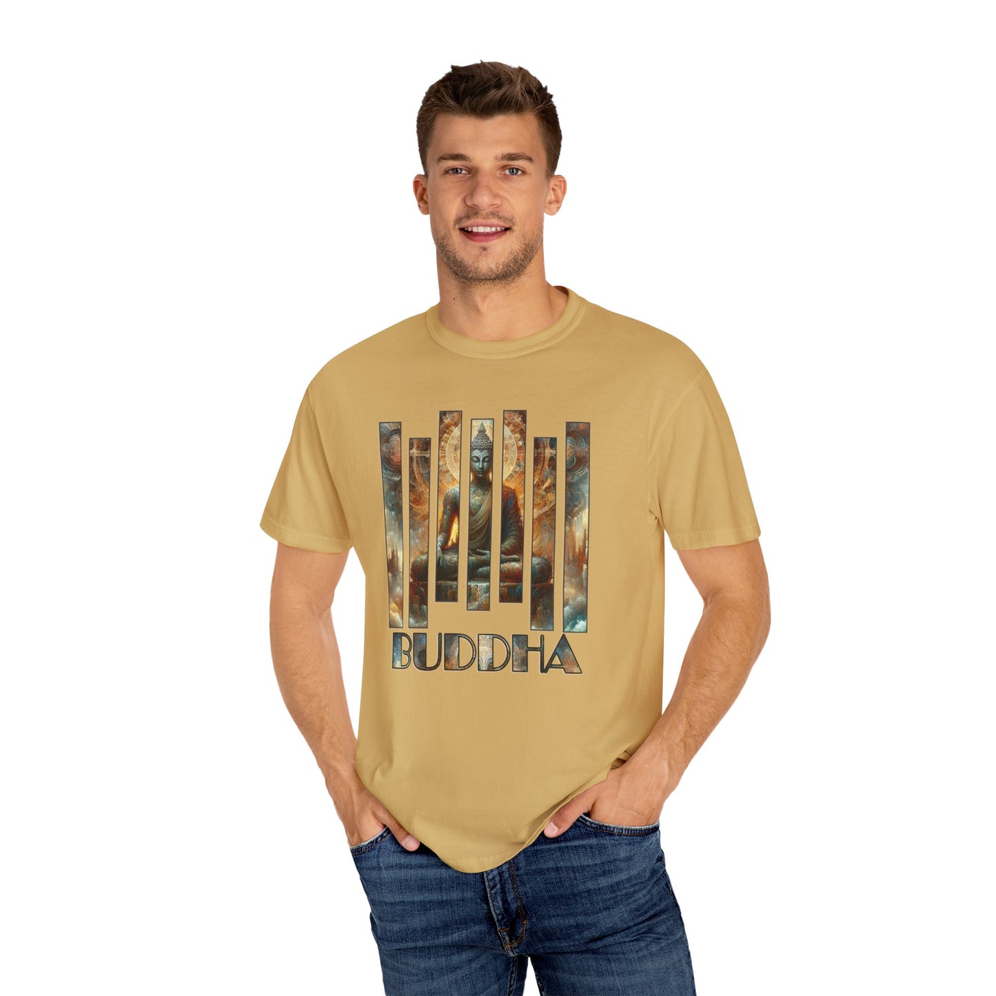 Unisex Serene Buddha Graphic T-Shirt for Mindfulness & Spirituality
