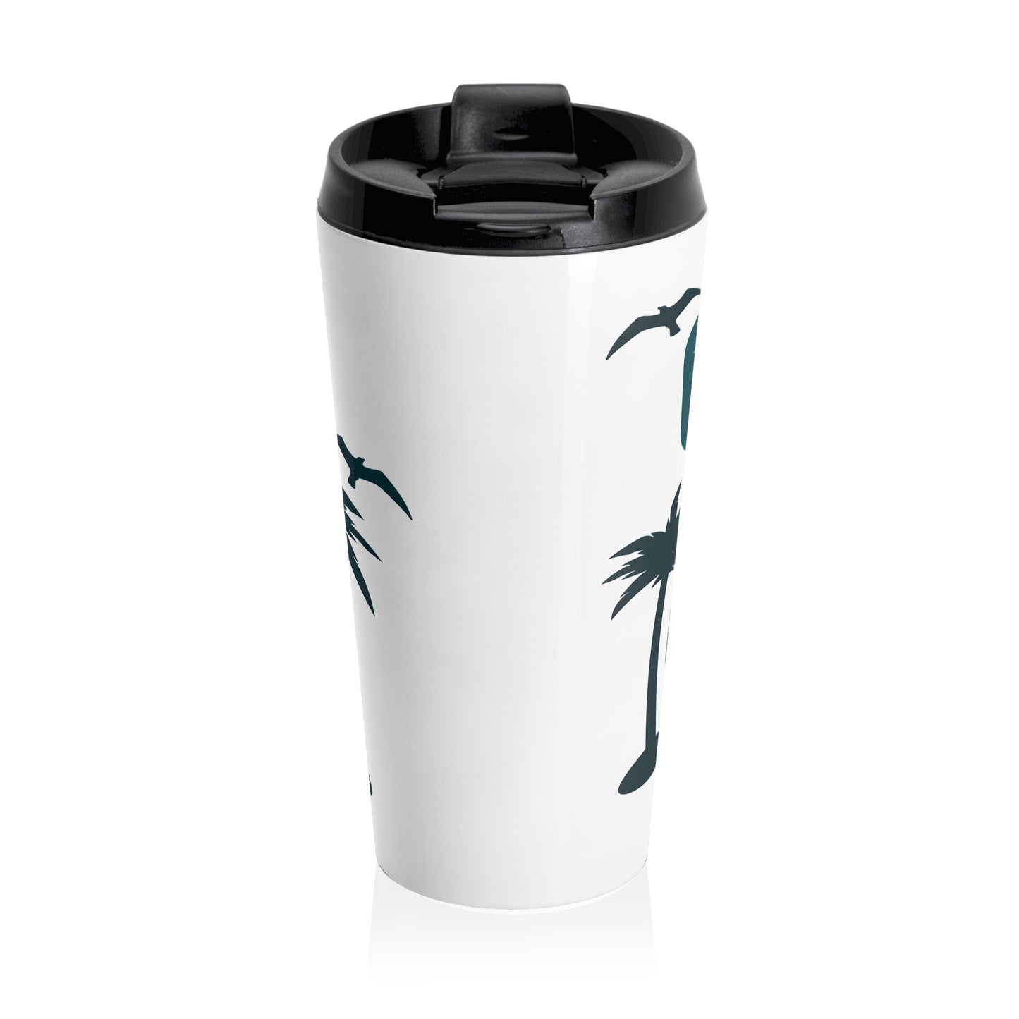 Relax Beach Time Stainless Steel Travel Mug