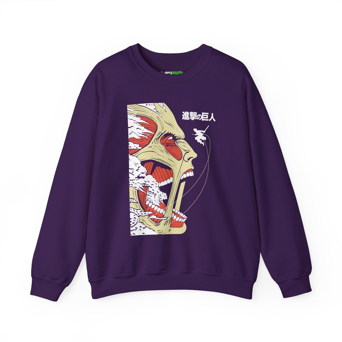 Unisex Heavy Sweatshirt Artistic Unique Face Design