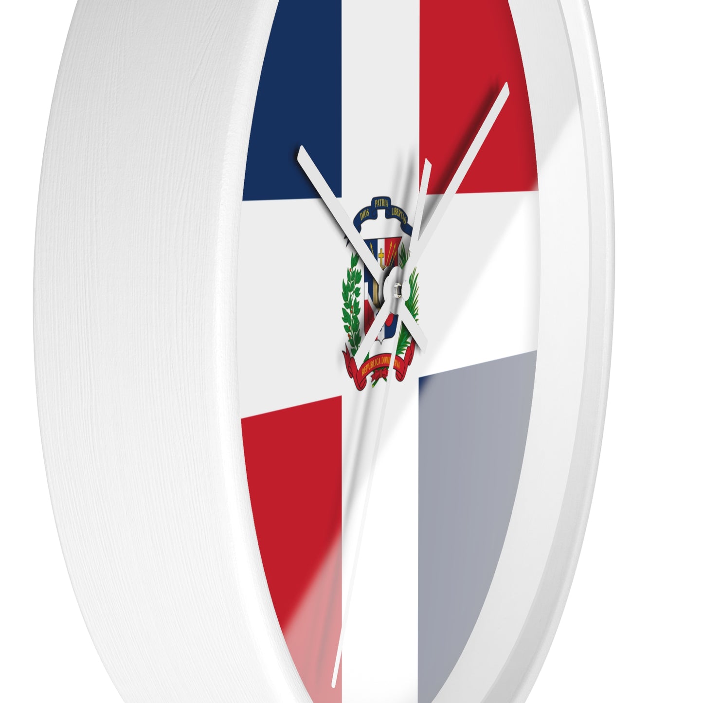 Dominican Republic Flag Wall Clock - Perfect for Home Decor & Gifts