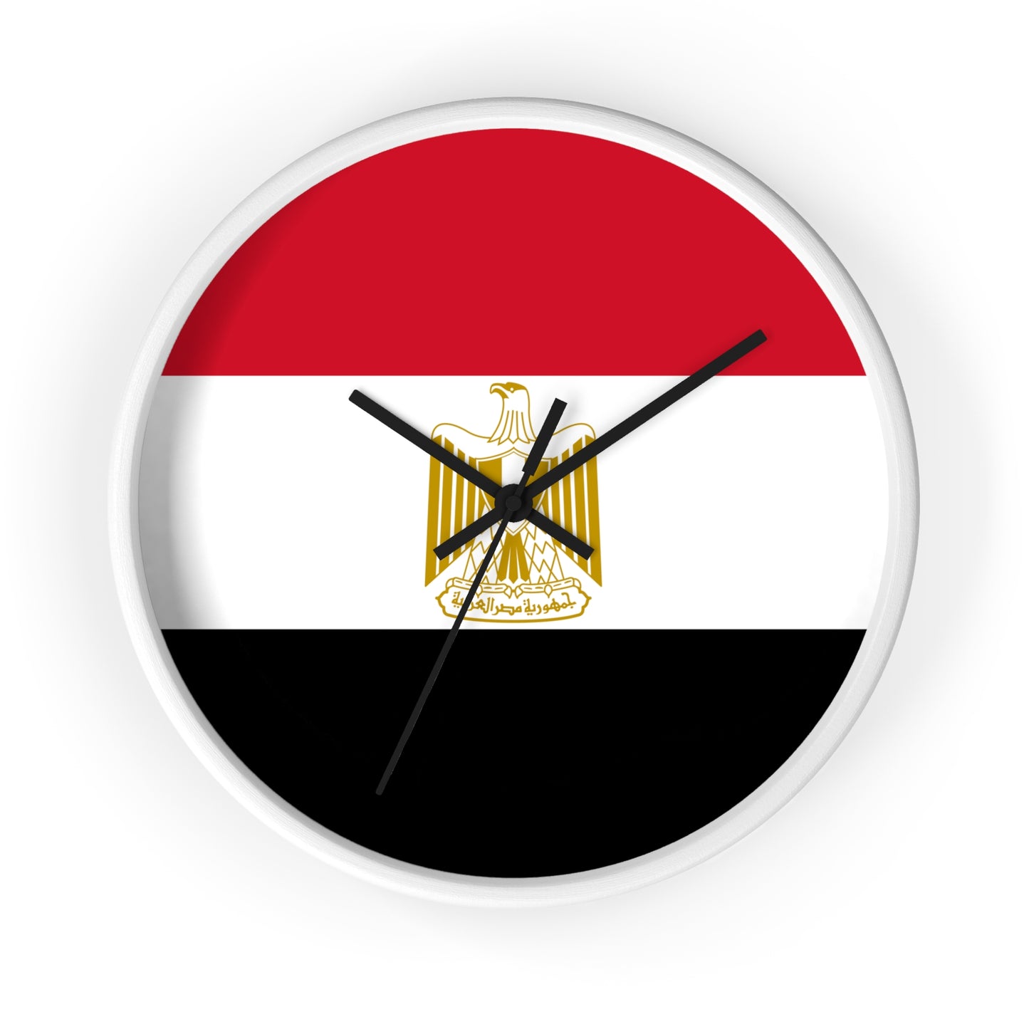 Egyptian Flag Wall Clock - Stylish Home Decor for National Holidays