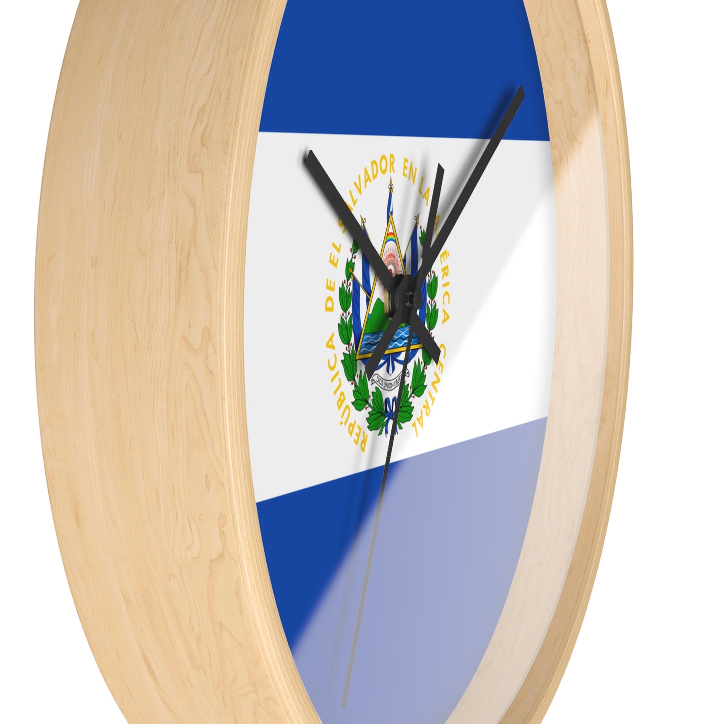 El Salvador Flag Wall Clock - Stylish Home Decor for Patriotism