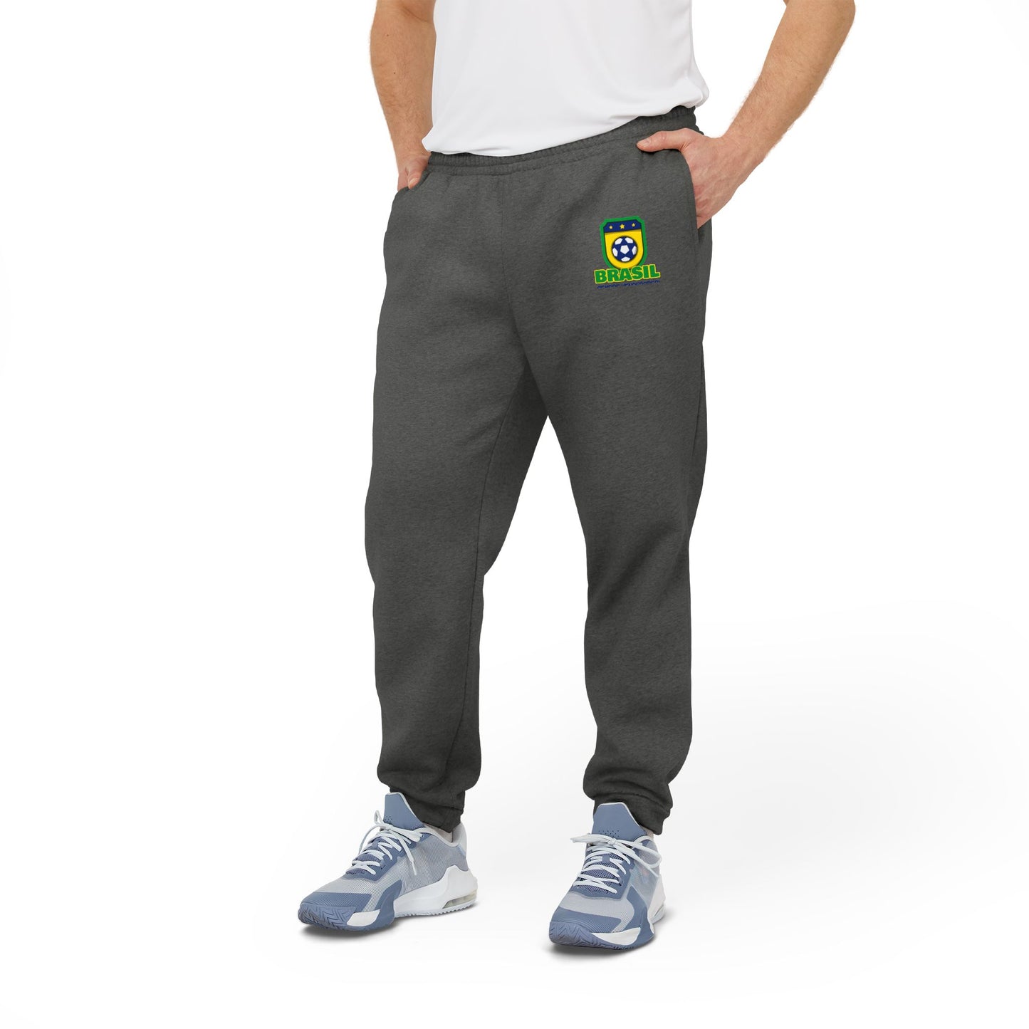 didas Women’s Fleece Joggers – Brazil Soccer Collection