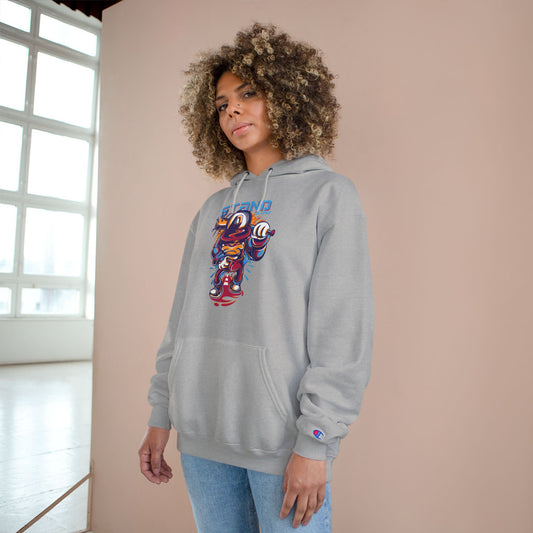 Stand Out Champion Hoodie - Trendy Graphic Sweatshirt