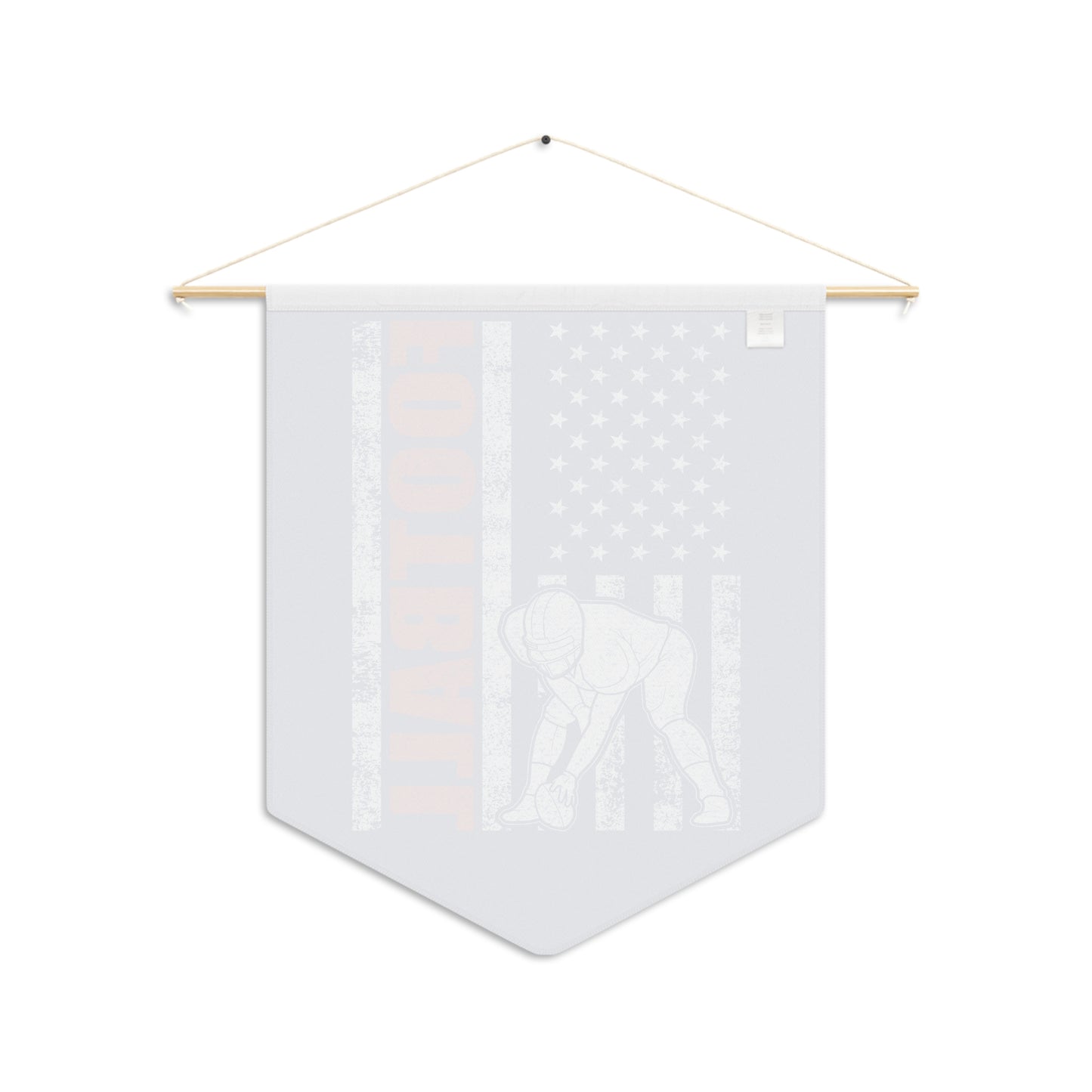 American Football Pennant - Patriotic Sports Decor
