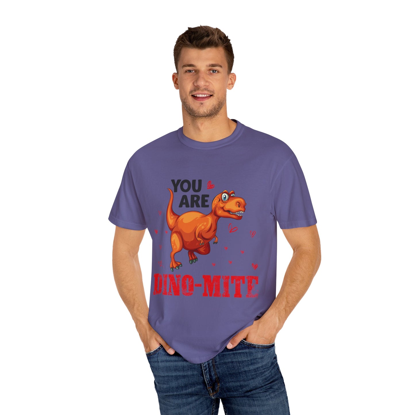 Dino-Mite T-Shirt - Valentine's Day and Dinosaur Lovers Gift