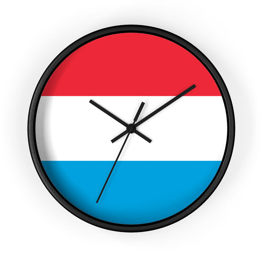 Luxembourg Flag Wall Clock - Modern Home Decor