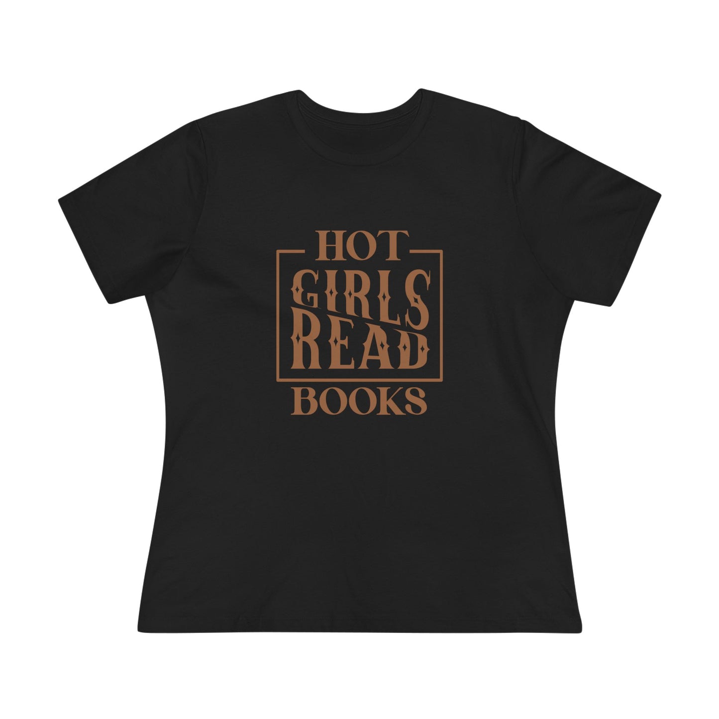 Hot Girls Read Books Women's Cotton Tee - Stylish T-shirt for Book Lovers