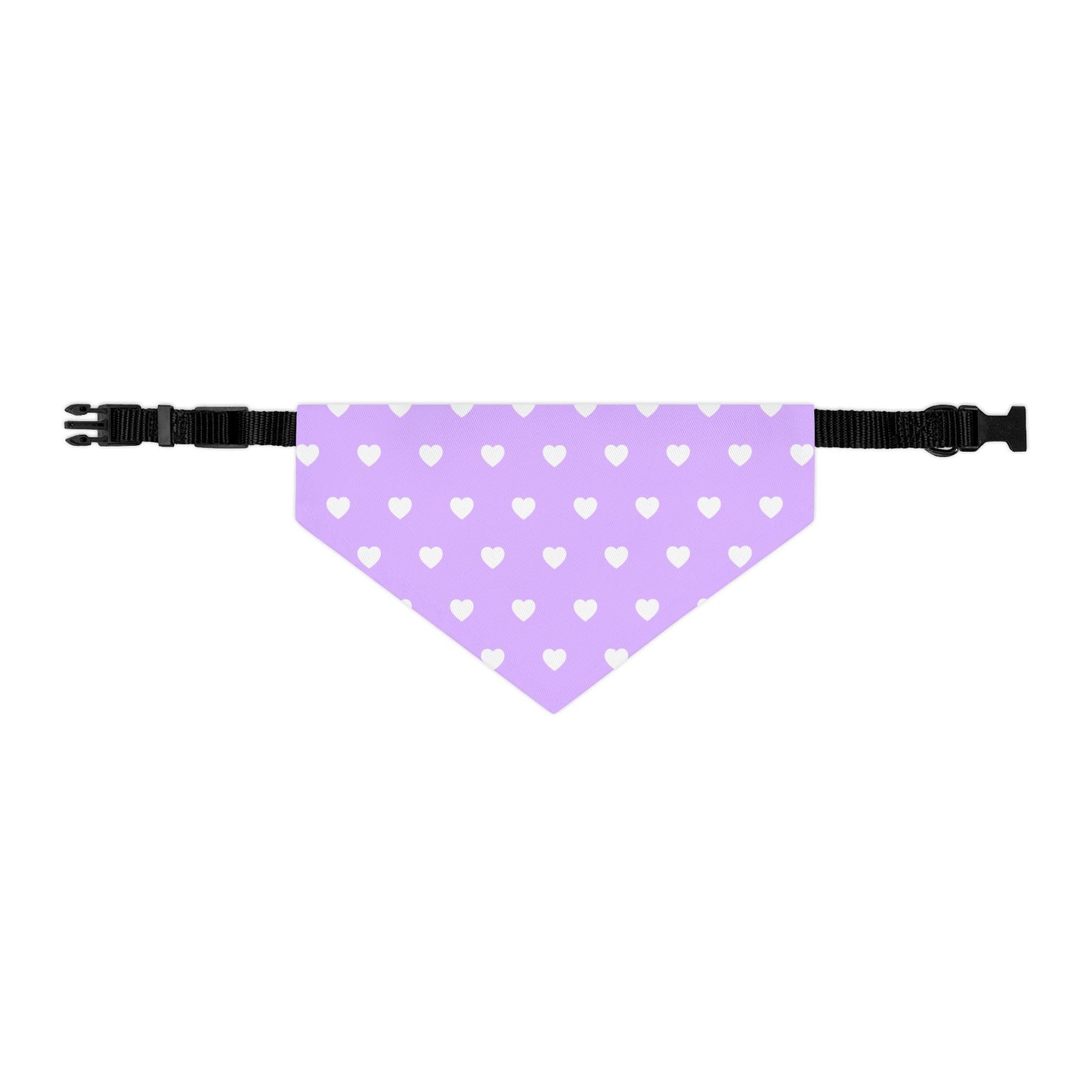 Love Heart Pattern Pet Bandana Collar for Dogs