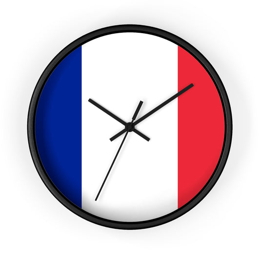 French Flag Wall Clock - Timeless Home Decor for Francophiles