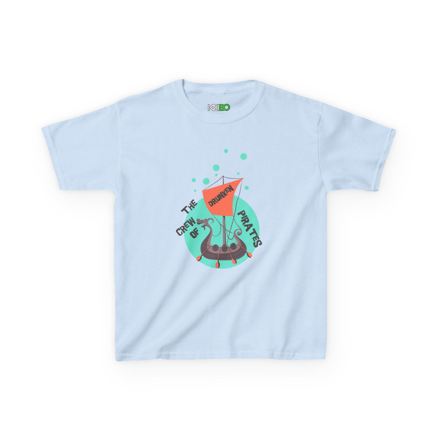 Kids T-shirt for Girls Pirate Adventure - Perfect for Young Explorers!