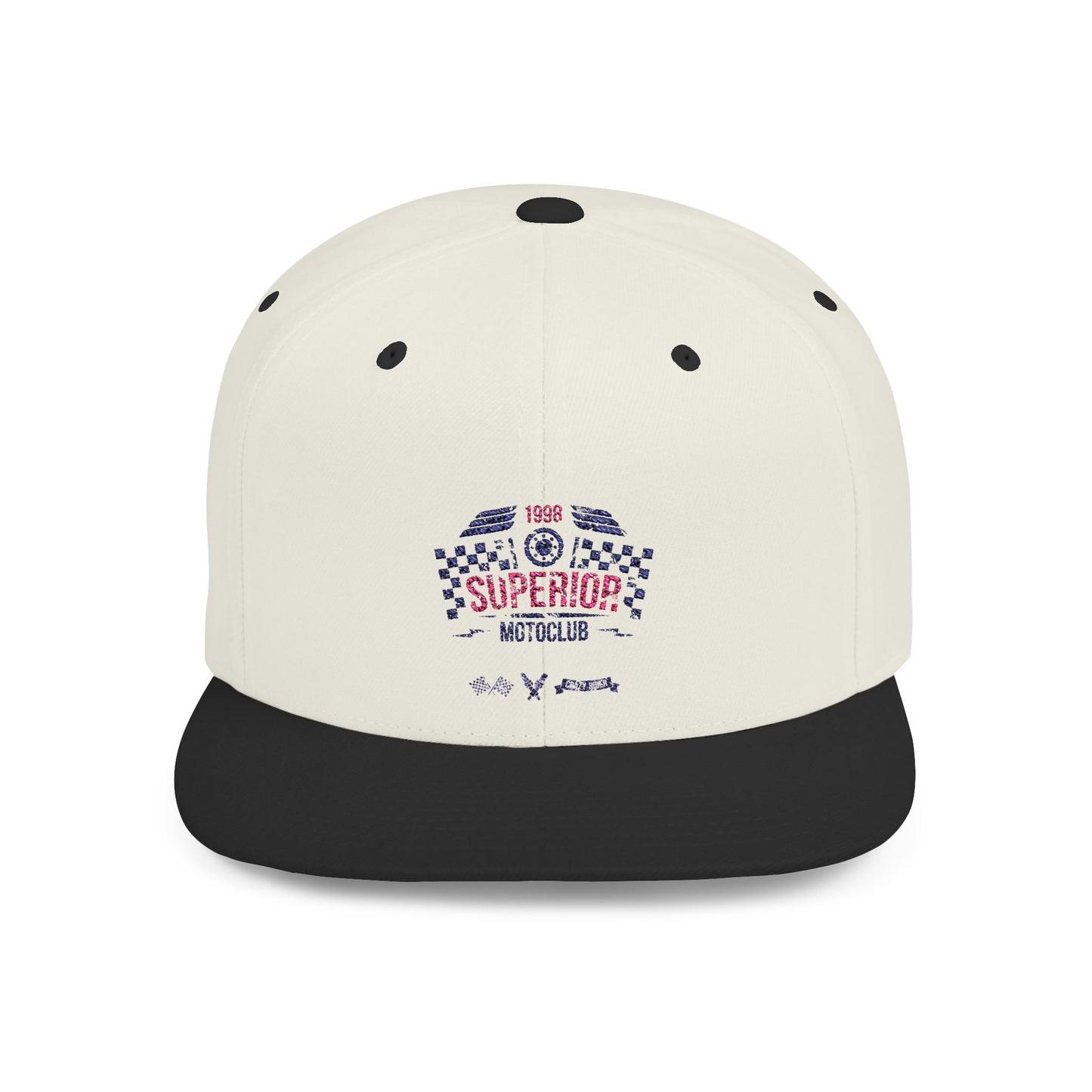 Vintage Superior Motorcycle Club Flat Bill Snapback Hat
