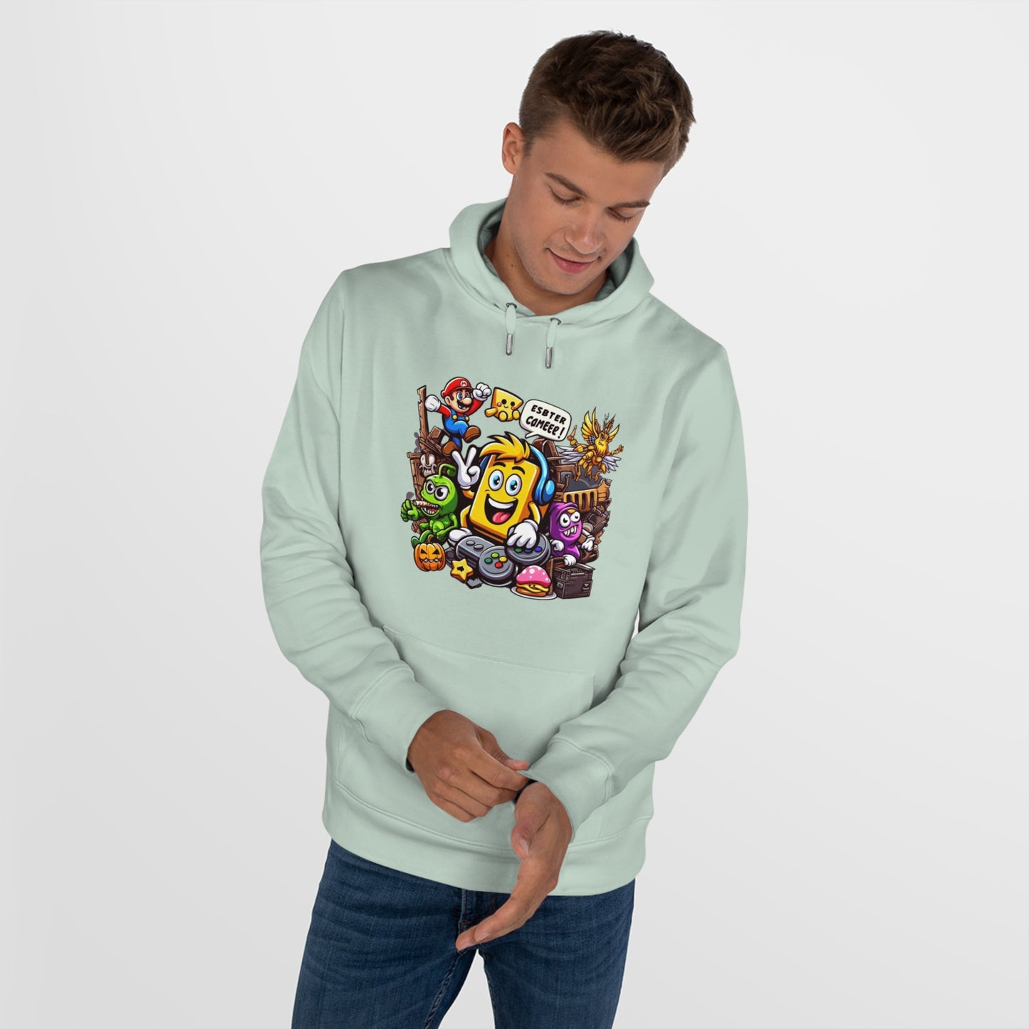 Funny Gamer King Hoodie – Perfect for Gaming Enthusiasts