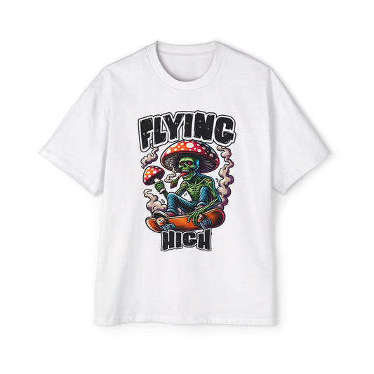 Men's Oversized Graphic T-Shirt Flying High for Festival Lovers