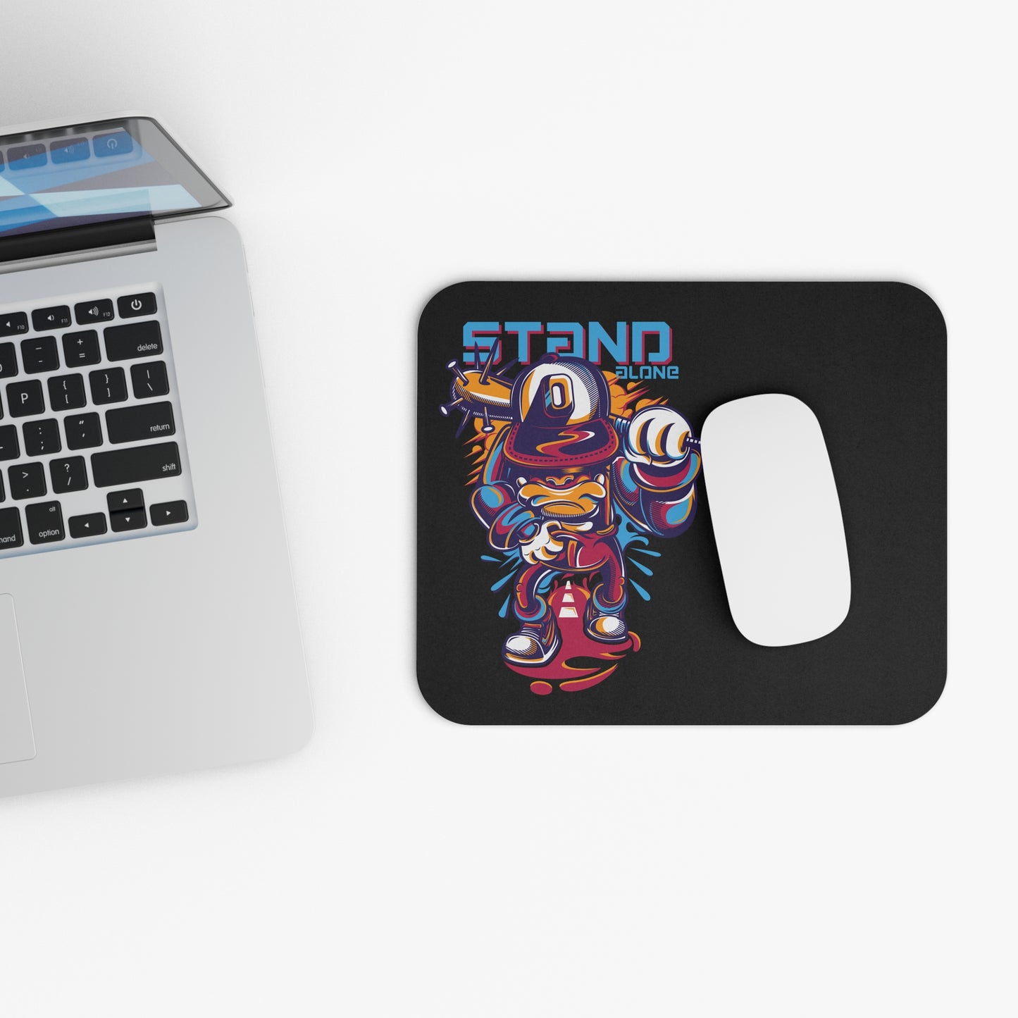 Unique Graphic Mouse Pad - Stand Alone Design, Perfect for Gamers & Creatives