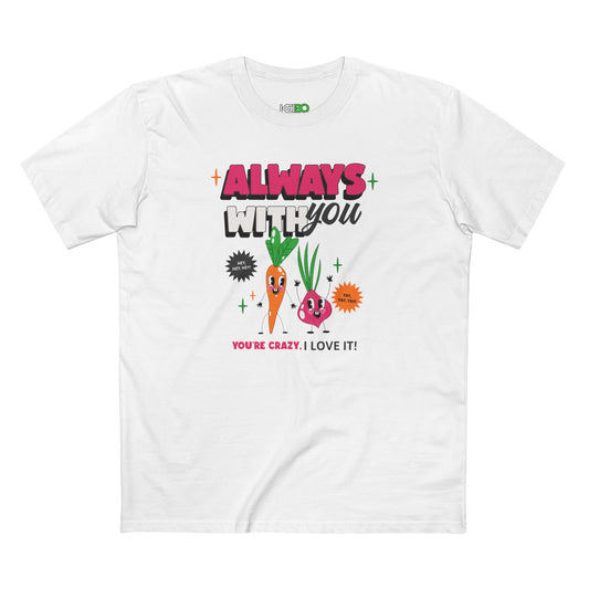 Men's Staple T-shirt - Vegetable Party Graphic Tee for Casual Style