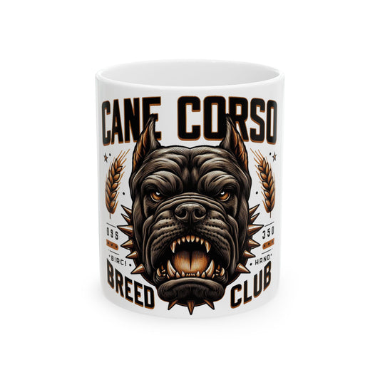 Cane Corso Dog Breed Club Ceramic Mug - 11oz & 15oz - Gift for Dog Lovers