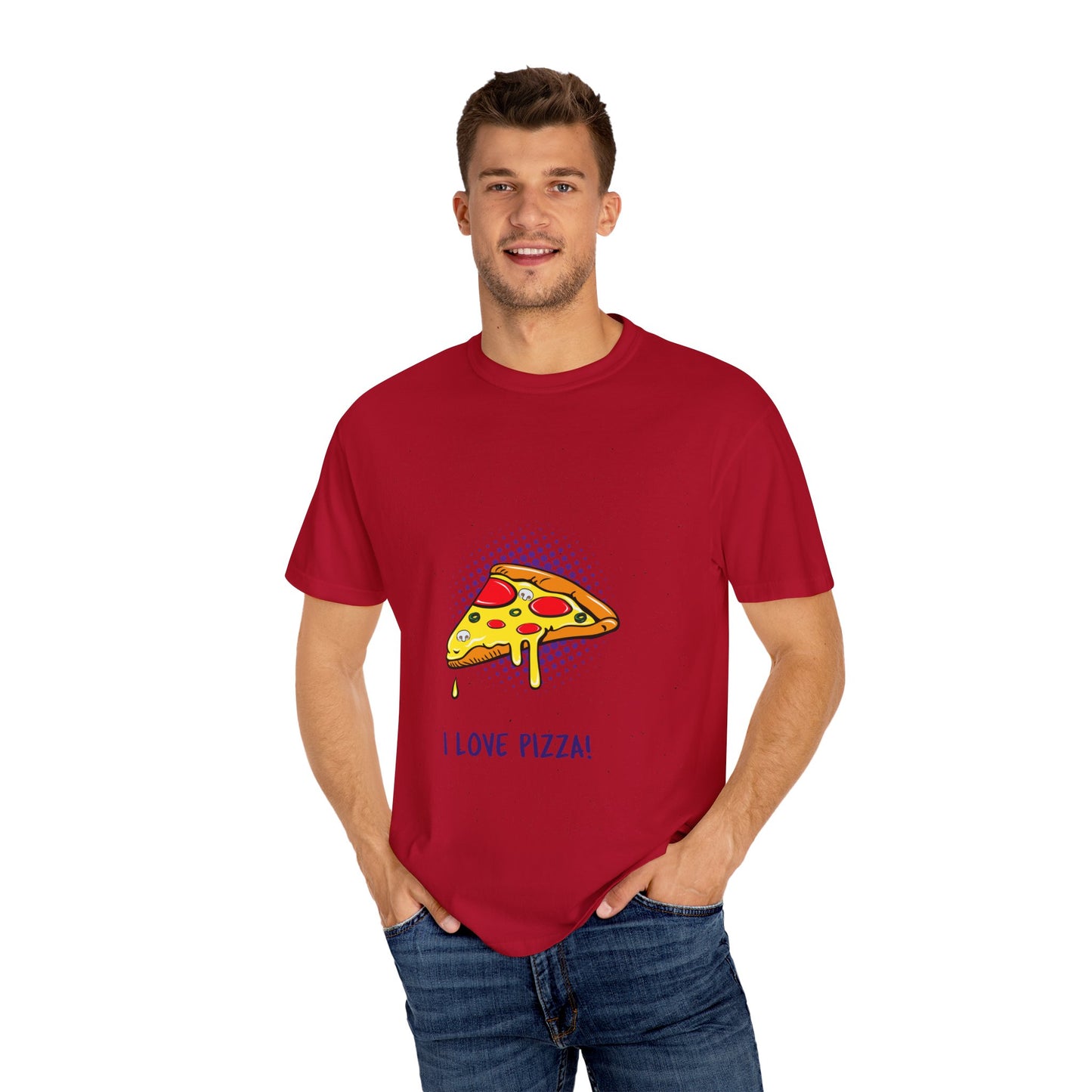 Funny Pizza Lover Unisex T-Shirt - I Love Pizza!