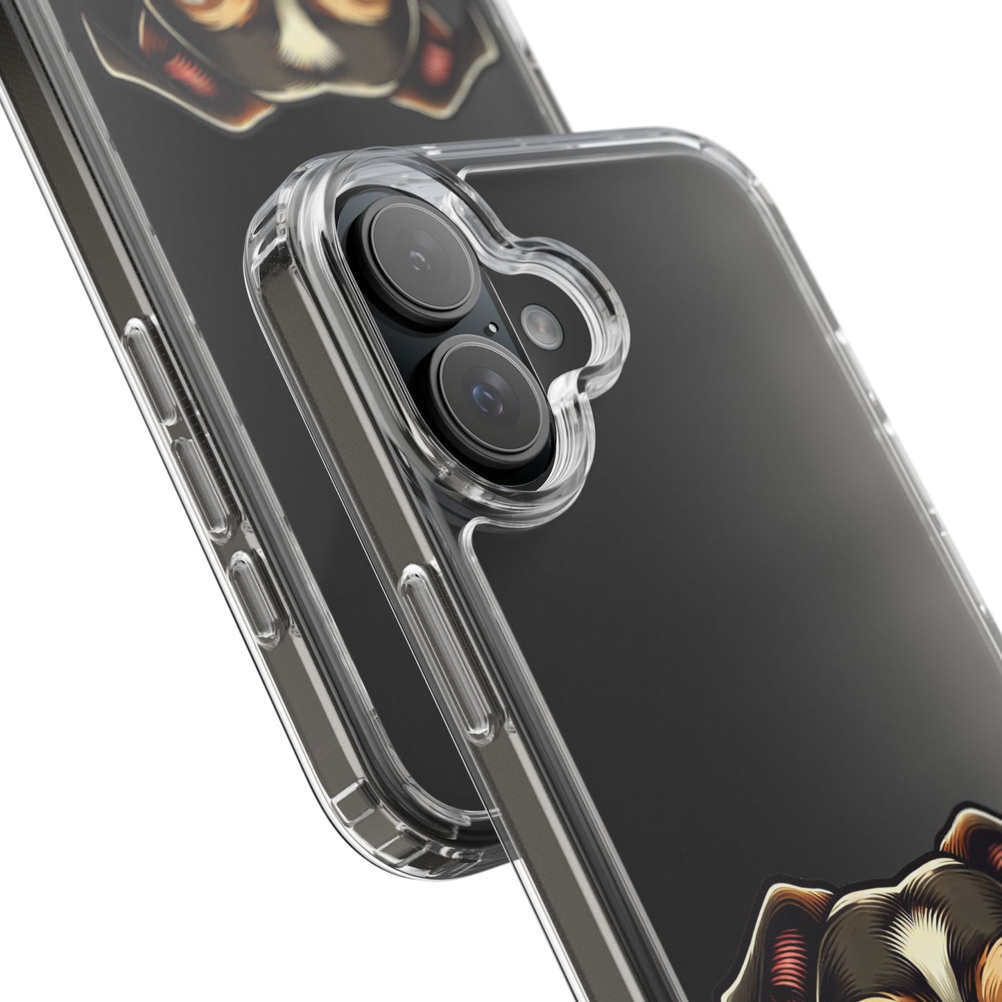Pit Bull Print Clear Case - Perfect for Pet Lovers