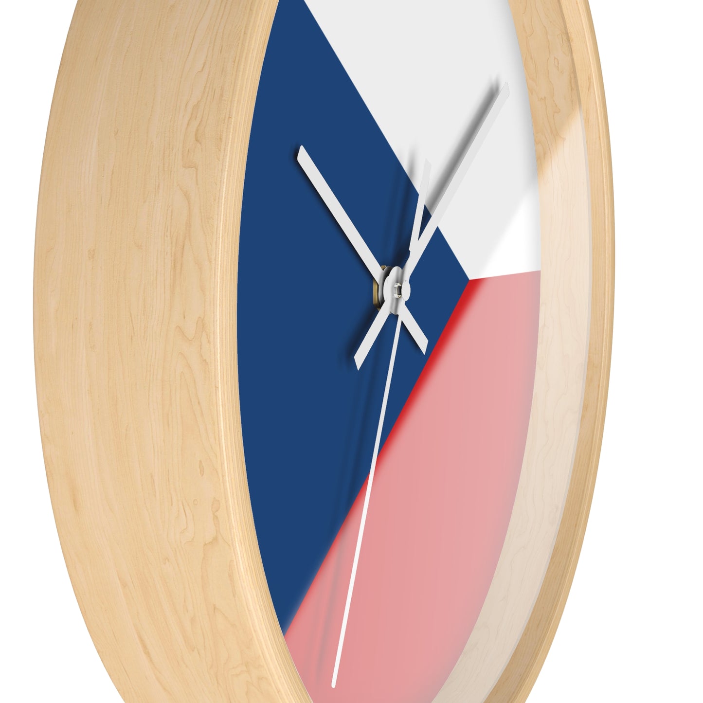 Czech Republic Flag Wall Clock - Stylish Home Decor for Proud Patrons