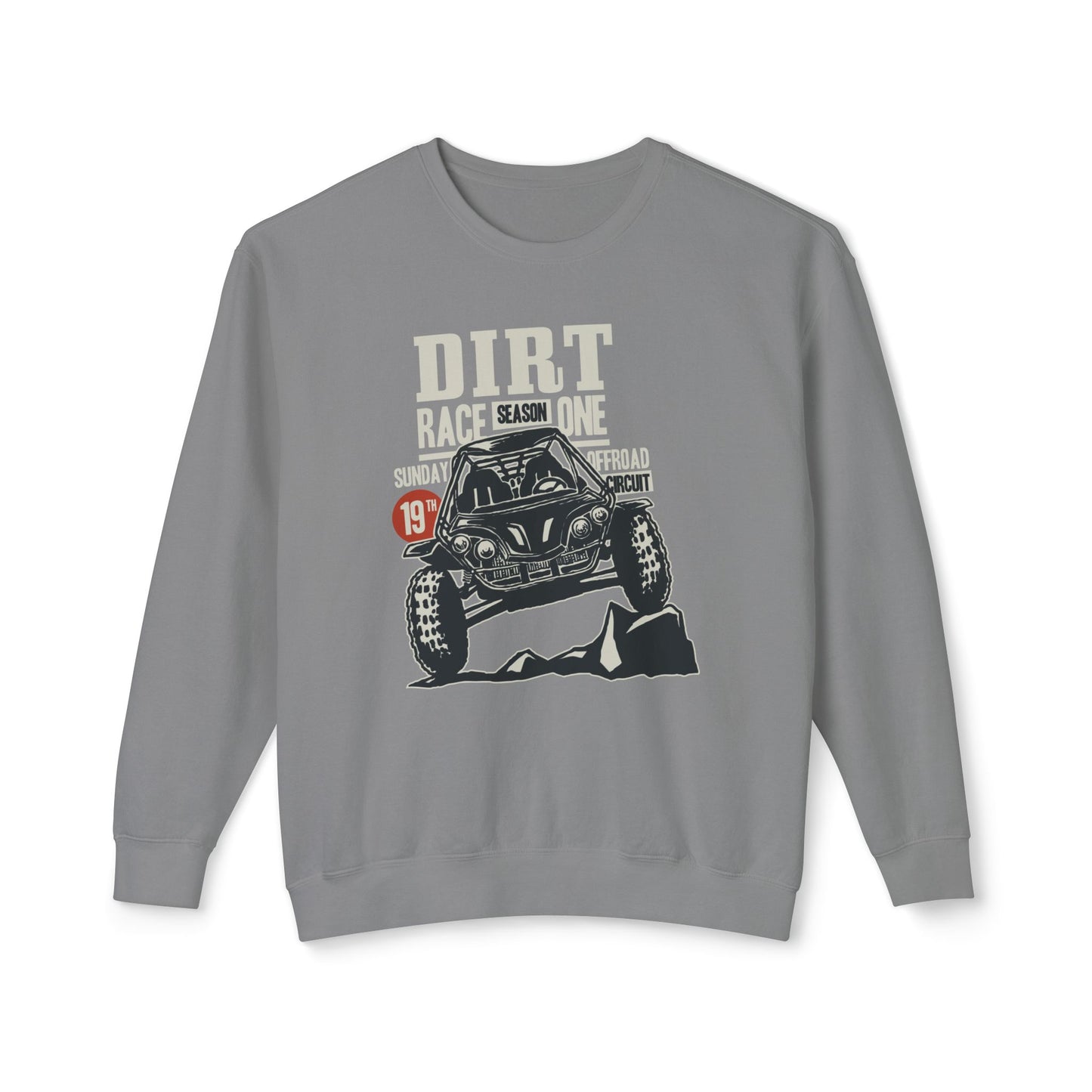 Men's Sweatshirt Dirt Race Season One - for Racing Fans