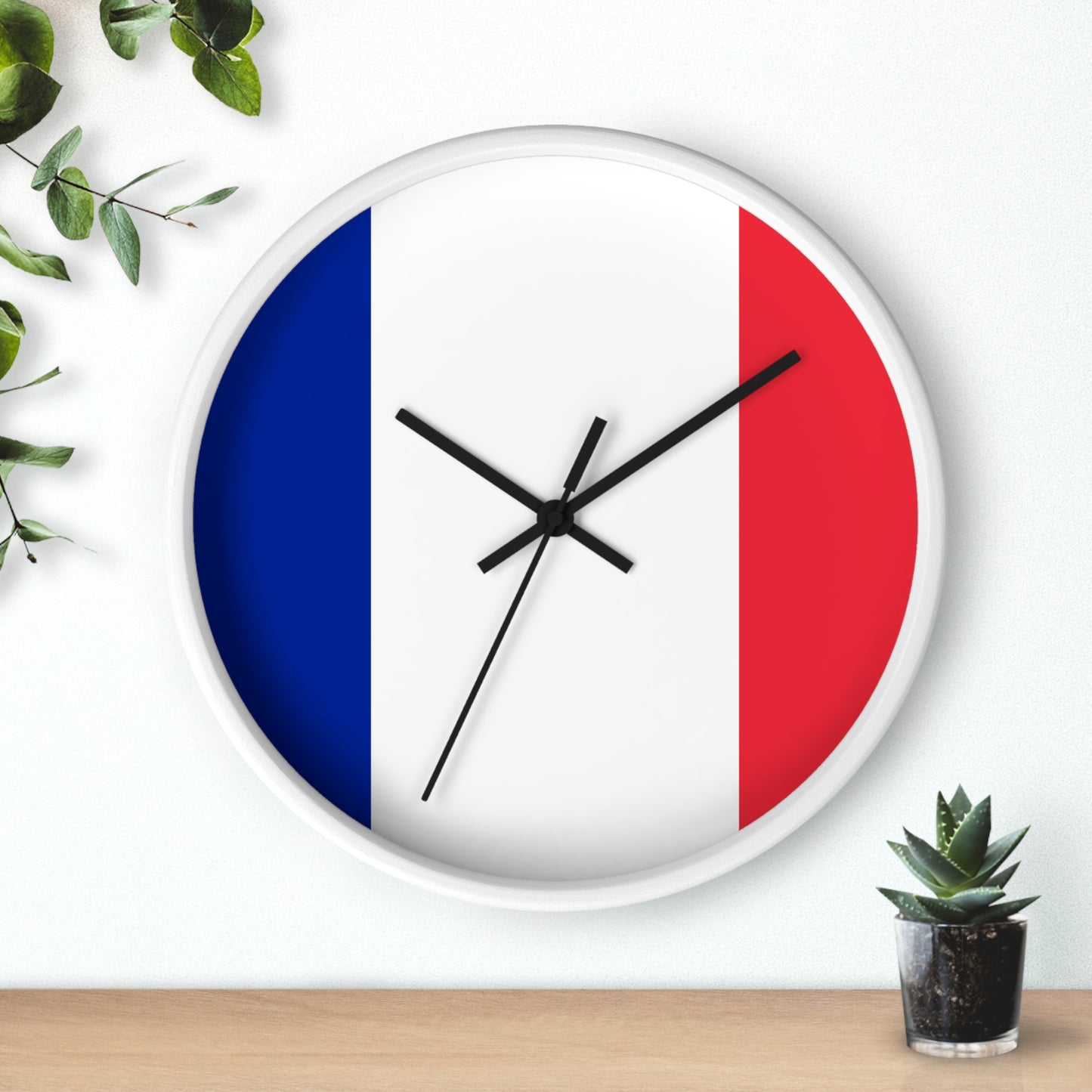 French Flag Wall Clock - Timeless Home Decor for Francophiles