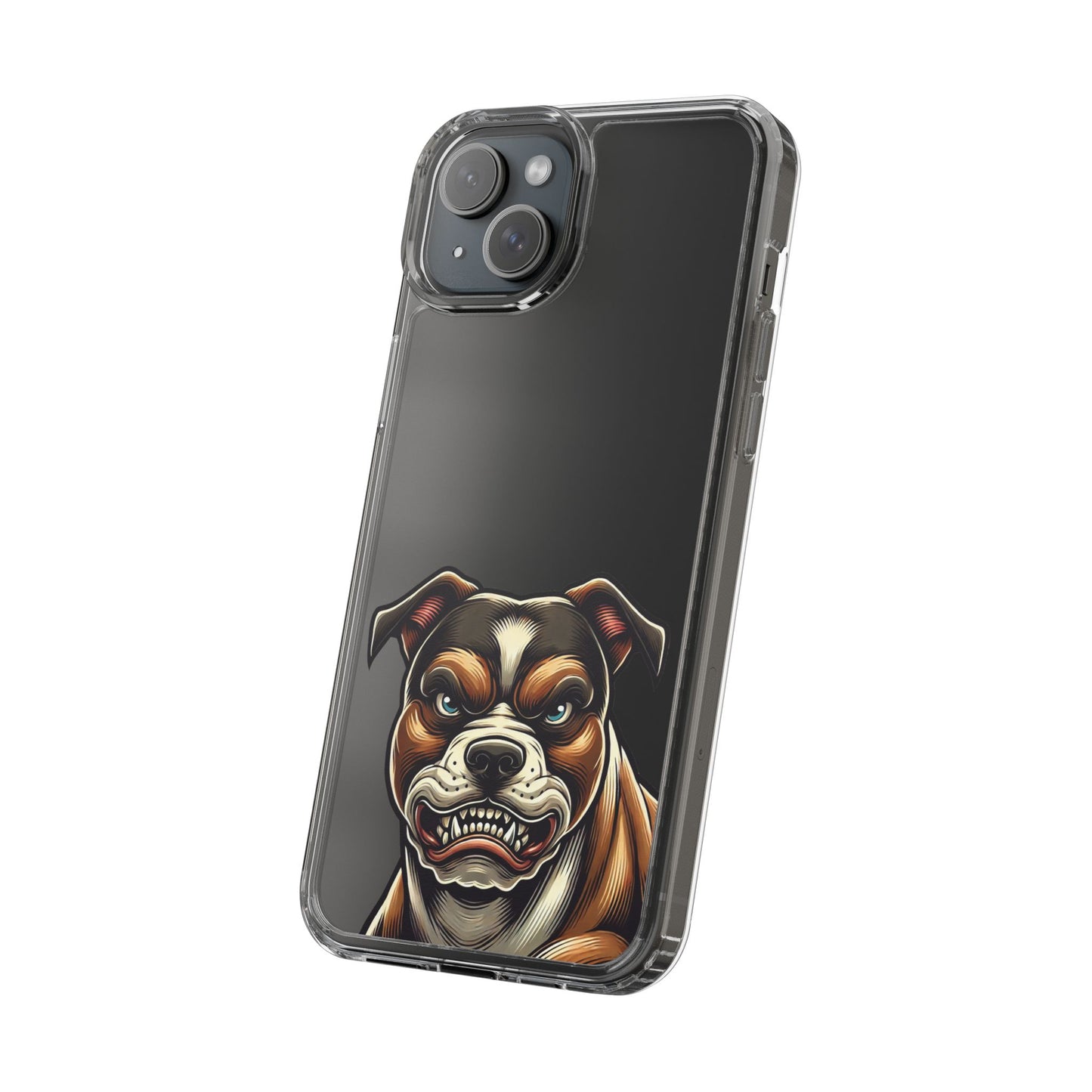 Pit Bull Print Clear Case - Perfect for Pet Lovers