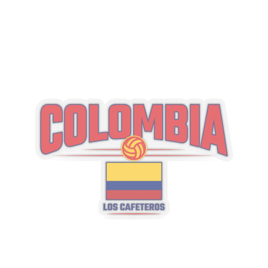 Cut Stickers Vibrant Soccer Colombia Cafeteros Kiss Pride for Fans