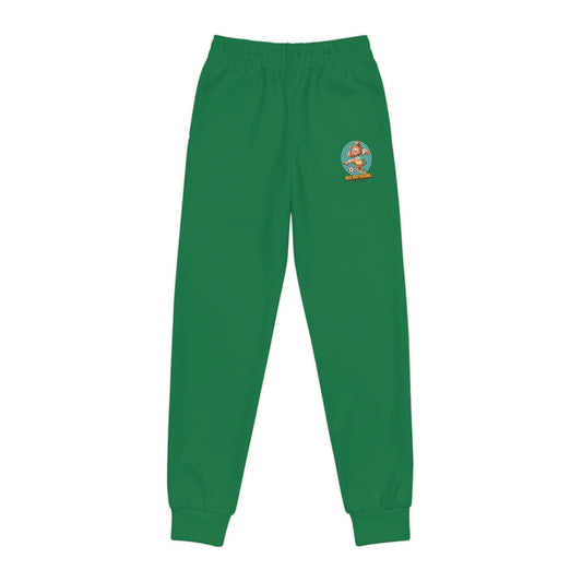 Kid's Green Joggers with Fun Design - Perfect for Playtime and Activewear