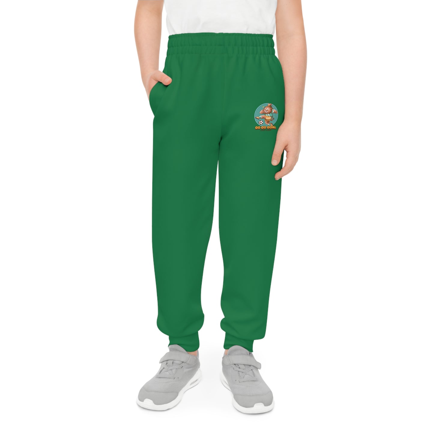 Kid's Green Joggers with Fun Design - Perfect for Playtime and Activewear