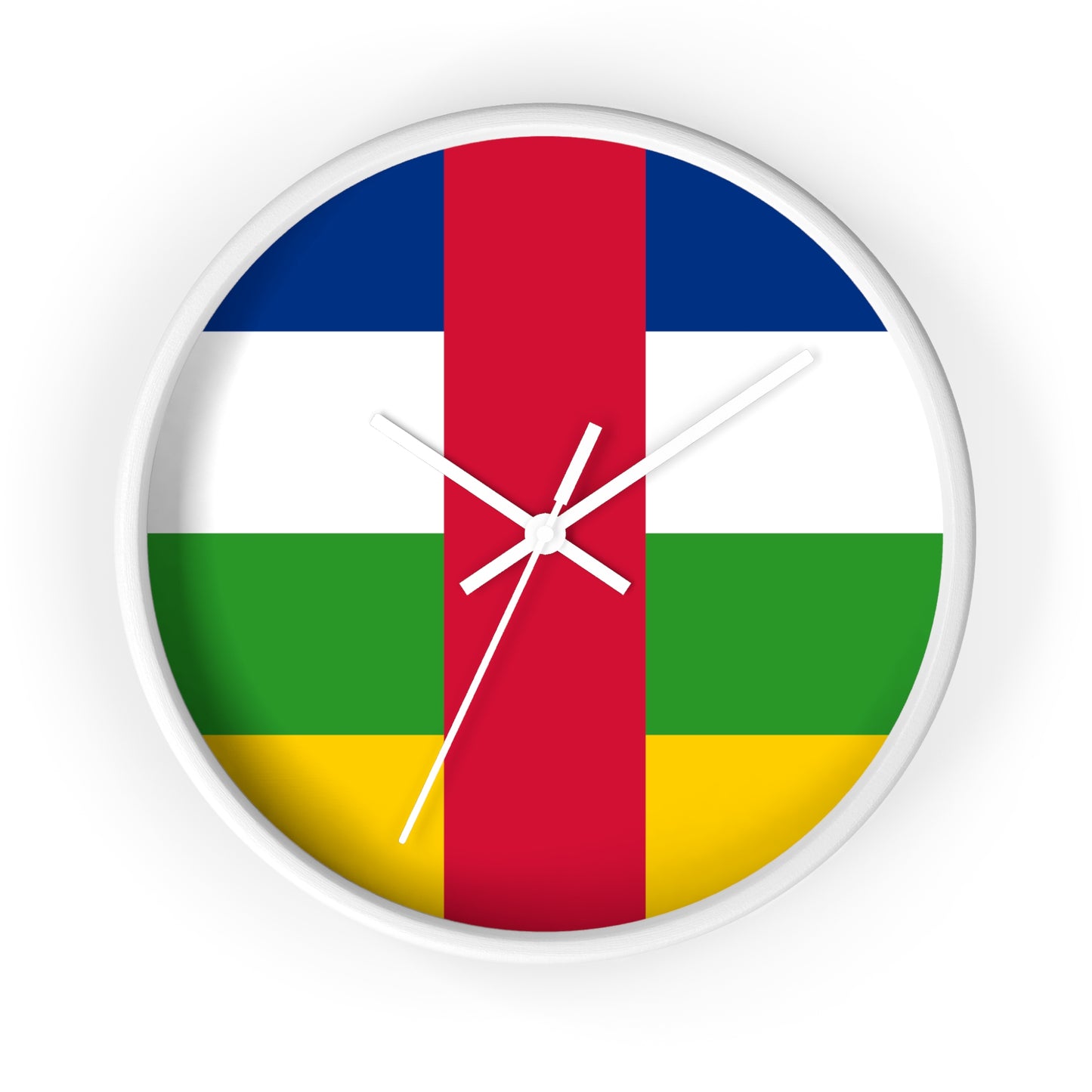 Central African Republic Flag Wall Clock - Stylish Home Decor