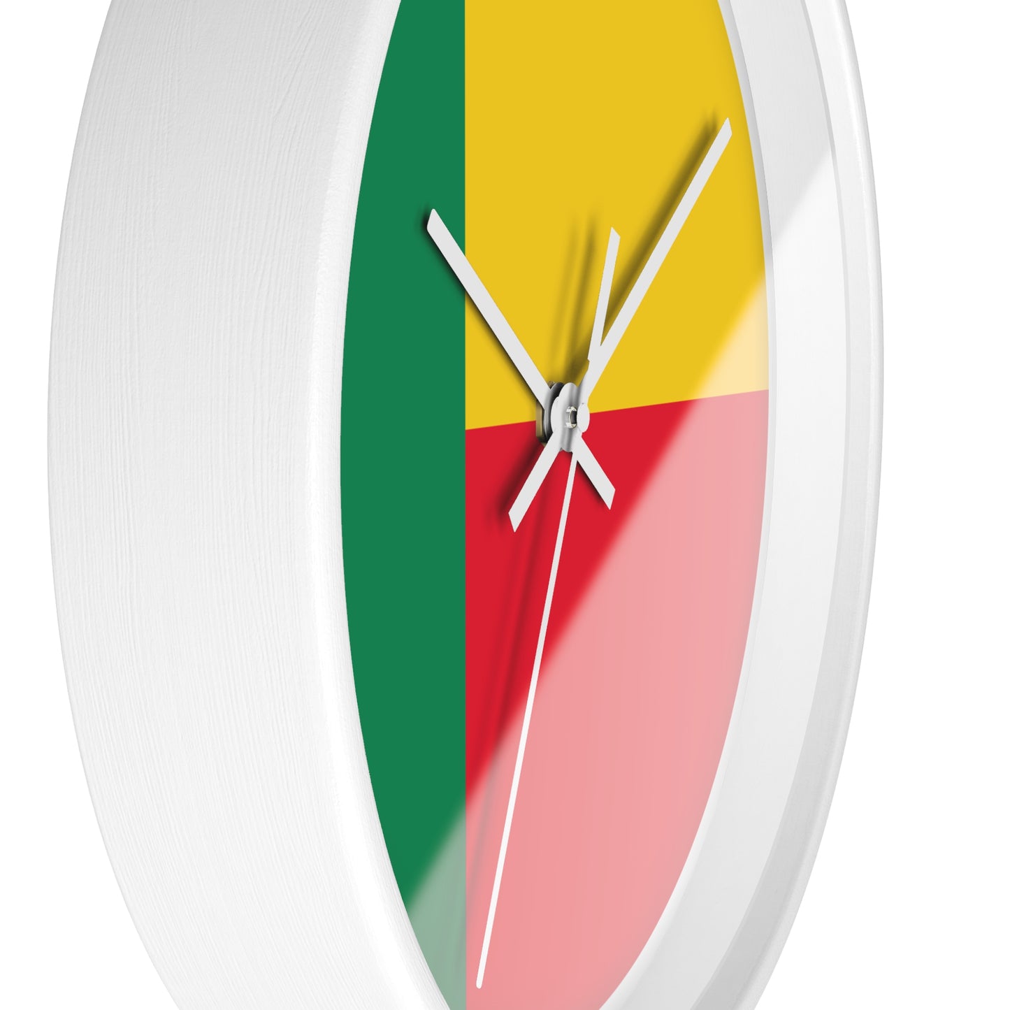 Benin Flag Wall Clock - Vibrant Home Décor for Cultural Enthusiasts