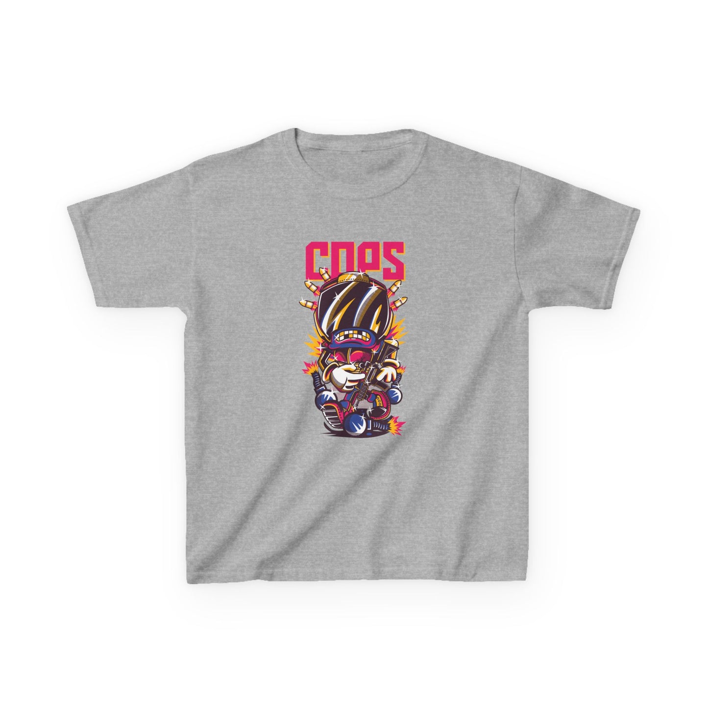 Cool Kids Graphic Tee Fun Cartoony Design for Little Adventurers