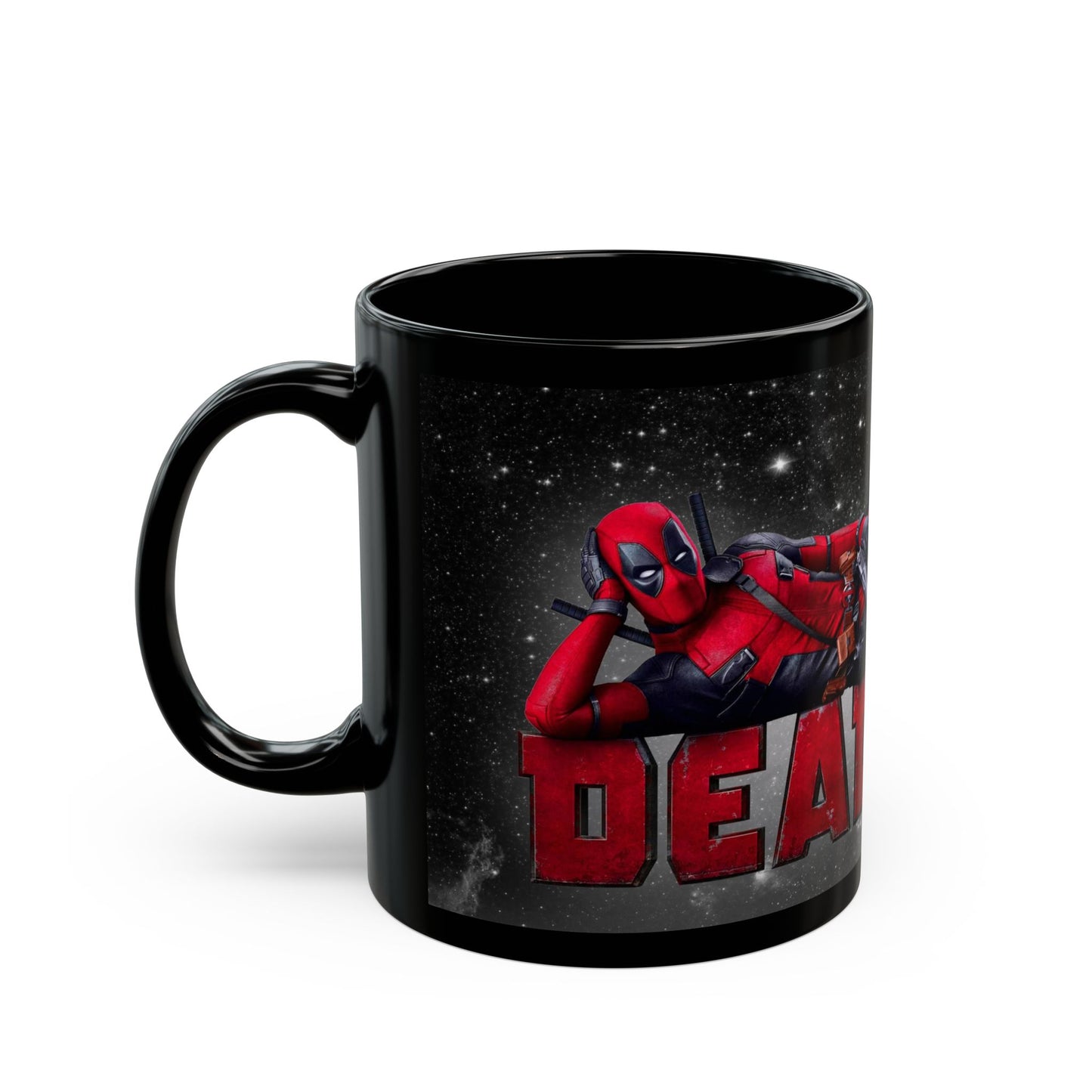 Deadpool Marvel Fans & Coffee Lovers Black Mug 11oz